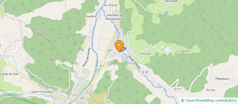 localisation de l'entreprise LUMINEAU à OUST