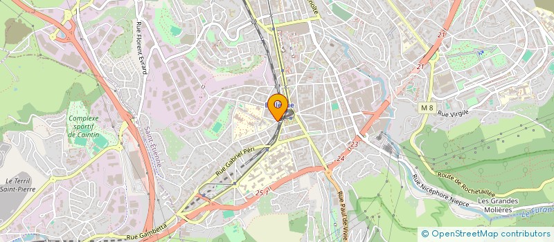 localisation de l'entreprise LUMINENCE  SAINT-ETIENNE