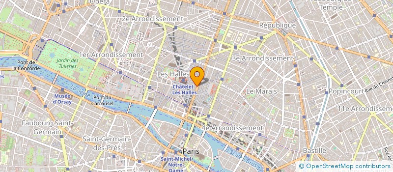 localisation de l'entreprise LUMINESCENCE à PARIS
