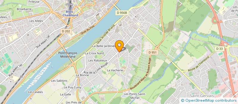 localisation de l'entreprise LUMINESCENCE  BLOIS