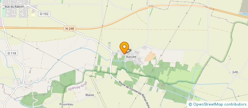 localisation de l'entreprise LUMINEUX ET ELECTRICITE MUM'ELEC  FRONTENAY-ROHAN-ROHAN