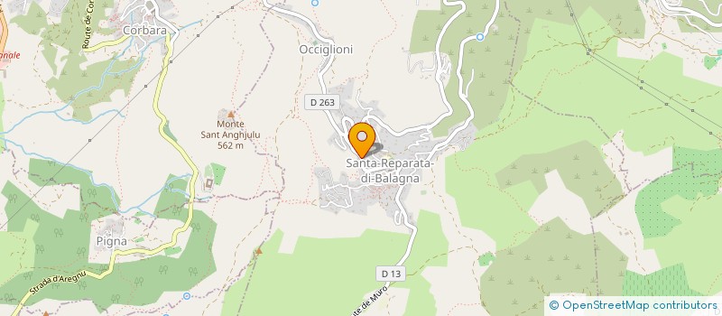 localisation de l'entreprise LUMINIS CONCEPT  SANTA-REPARATA-DI-BALAGNA