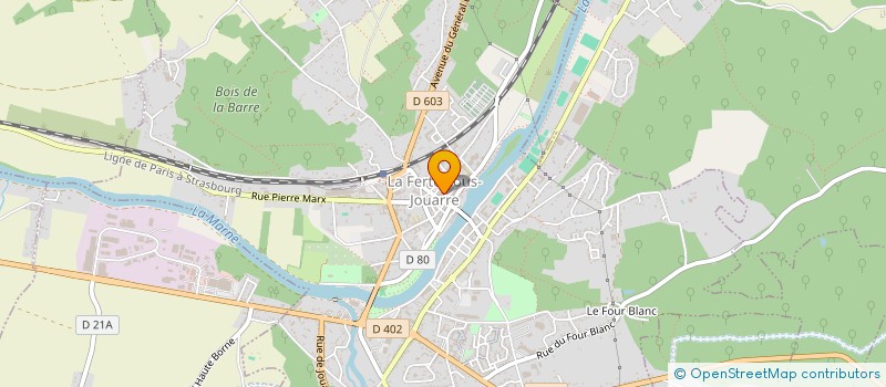 localisation de l'entreprise LUMINO à LA FERTE SOUS JOUARRE