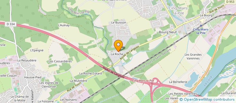 localisation de l'entreprise LUMINO  CINQ-MARS-LA-PILE