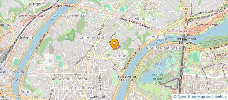 localisation de l'entreprise LUMINO NEVACHE  CALUIRE-ET-CUIRE