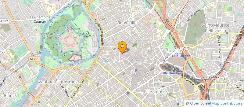 localisation de l'entreprise LUMINOR SARL à LILLE
