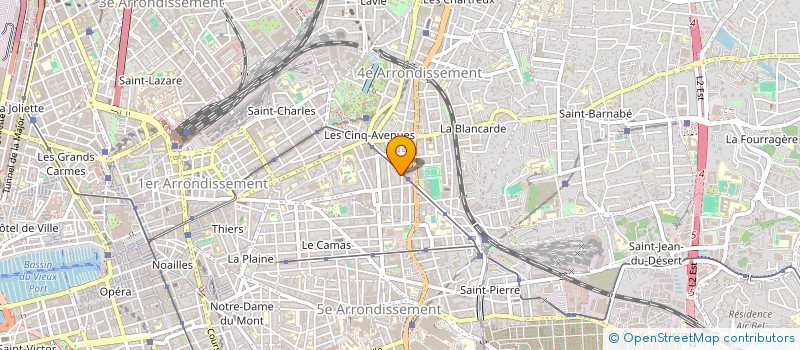 localisation de l'entreprise LUMINOSA à MARSEILLE 4EME