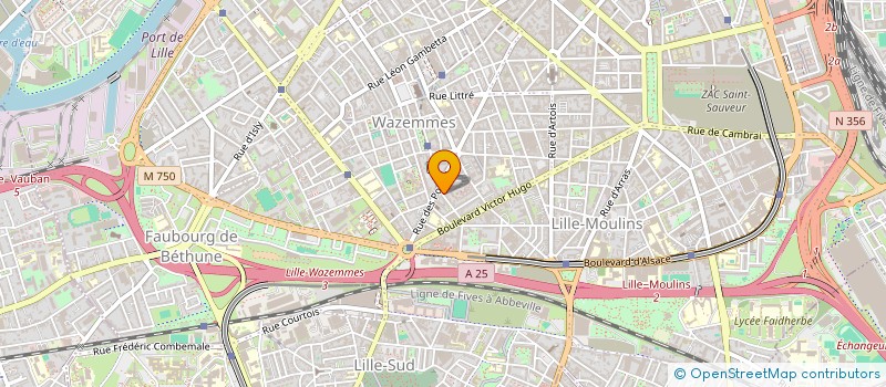 localisation de l'entreprise LUMINOSONOR à LILLE