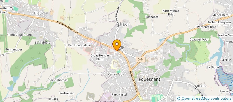 localisation de l'entreprise LUMIO à FOUESNANT