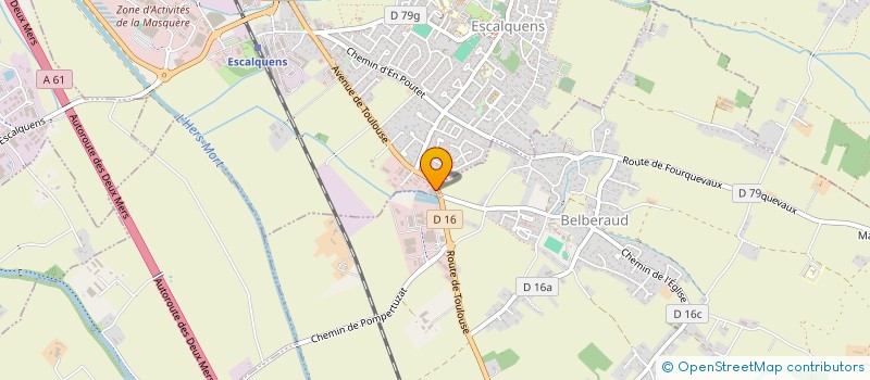 localisation de l'entreprise LUMIPHARMA  ESCALQUENS