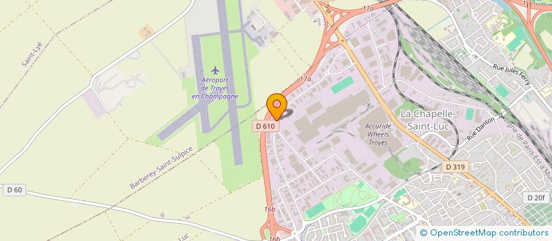 localisation de l'entreprise LUMIPRO SERVICES  LA CHAPELLE-SAINT-LUC