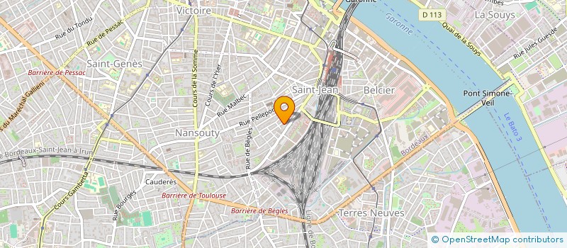 localisation de l'entreprise LUMIREUR à BORDEAUX