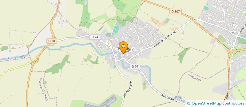 localisation de l'entreprise LUMIRIS à CHAVENAY