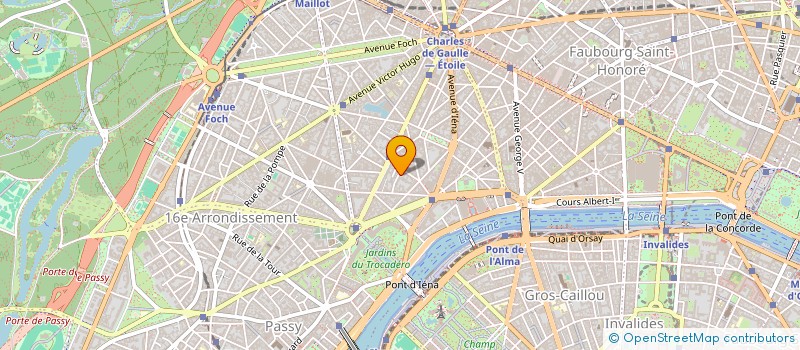 localisation de l'entreprise LUMIRON à NEUILLY-SUR-SEINE