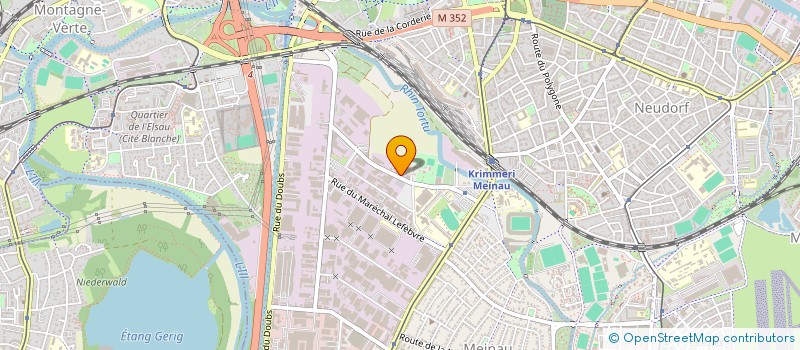 localisation de l'entreprise LUMIS à STRASBOURG