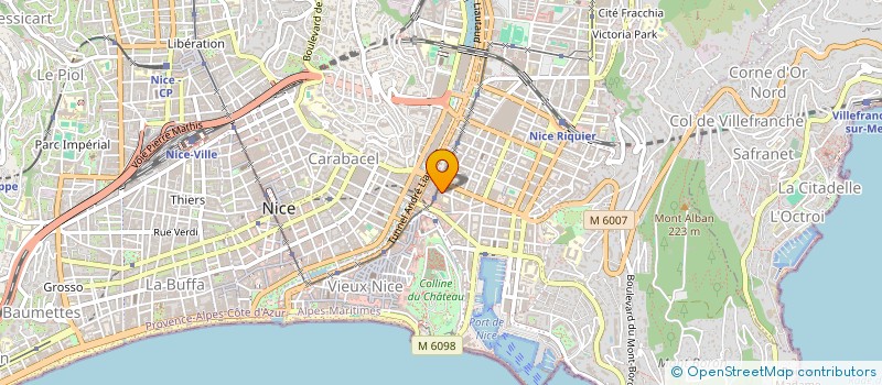 localisation de l'entreprise LUMIS à NICE