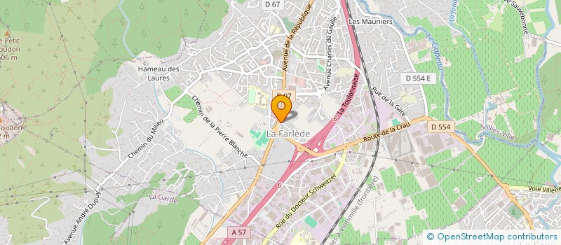 localisation de l'entreprise LUMISMART  LA FARLEDE