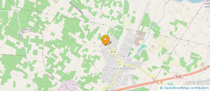 localisation de l'entreprise LUMISON EVENEMENTS à SAINT-HIPPOLYTE