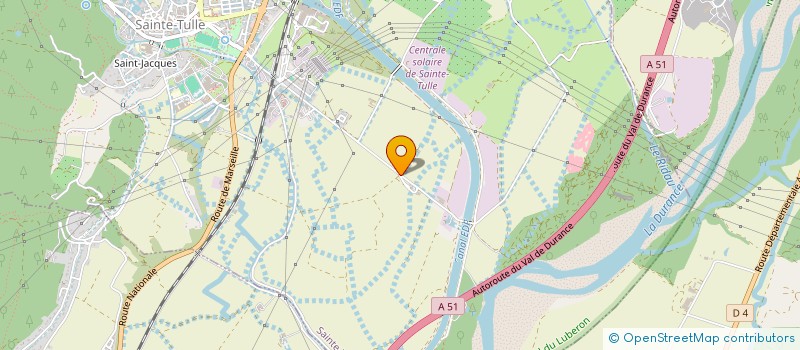 localisation de l'entreprise LUMIST  SAINTE-TULLE