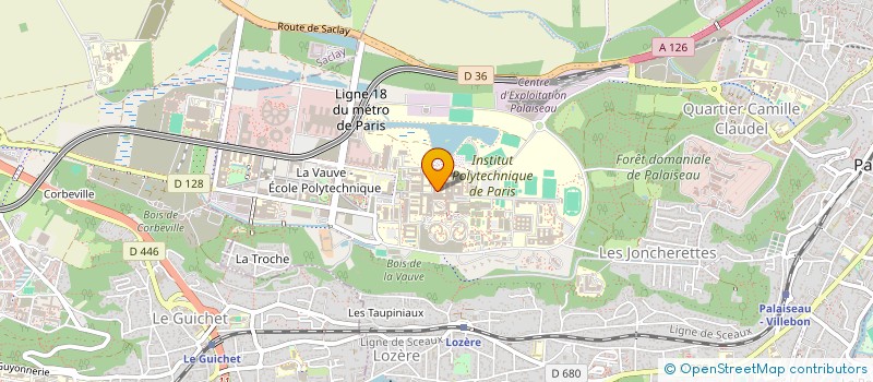 localisation de l'entreprise LUMISYNC à PALAISEAU