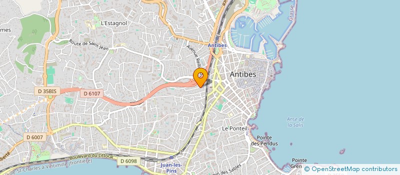 localisation de l'entreprise LUMITI HORIZON  ANTIBES