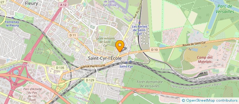 localisation de l'entreprise LUMIZO à SAINT-CYR-L'ECOLE