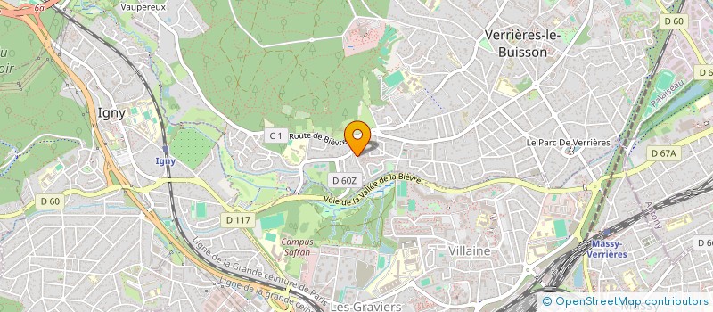 localisation de l'entreprise LUMLIGHT SOLUTIONS à VERRIERES-LE-BUISSON