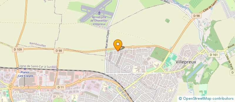localisation de l'entreprise LUMMY INSTITUT à VILLEPREUX