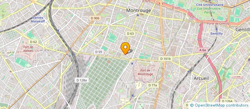 localisation de l'entreprise LUMNEO à MONTROUGE