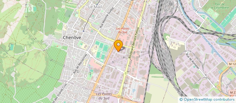 localisation de l'entreprise LUMO  CHENOVE