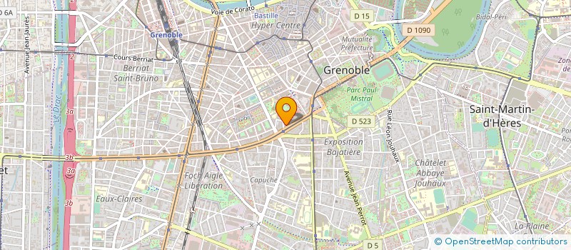 localisation de l'entreprise LUMO DESIGN à GRENOBLE