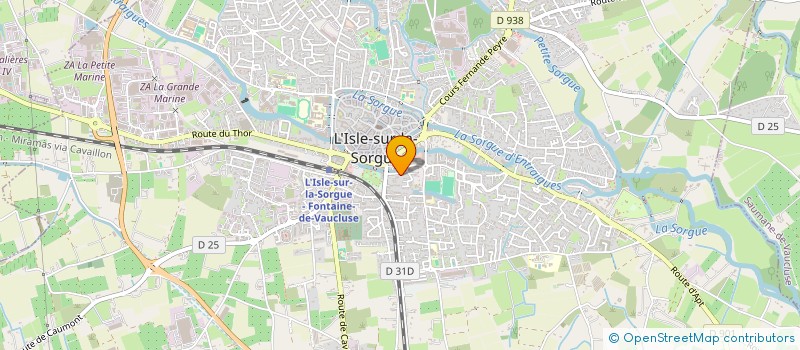 localisation de l'entreprise LUMOBE  L'ISLE-SUR-LA-SORGUE