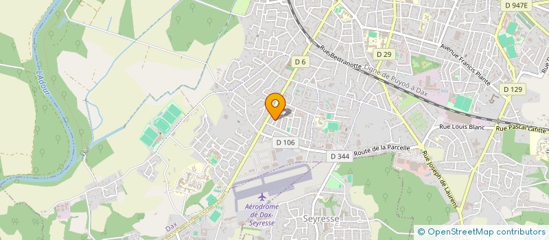 localisation de l'entreprise LUMON à DAX