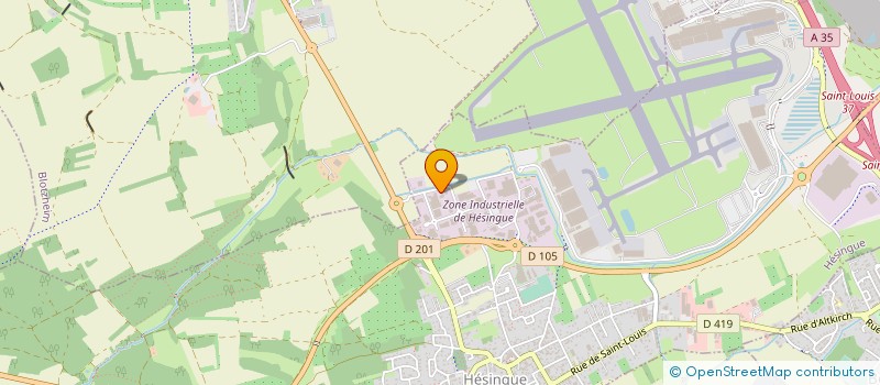 localisation de l'entreprise LUMON FRANCE SAS à HESINGUE