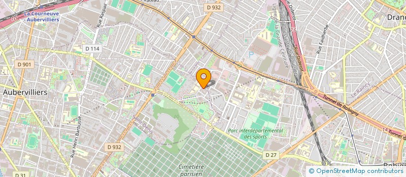 localisation de l'entreprise LUMOS à PANTIN