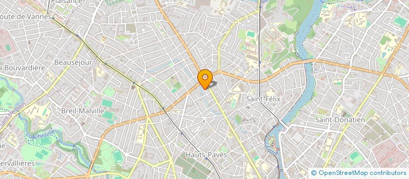 localisation de l'entreprise LUMOS à NANTES