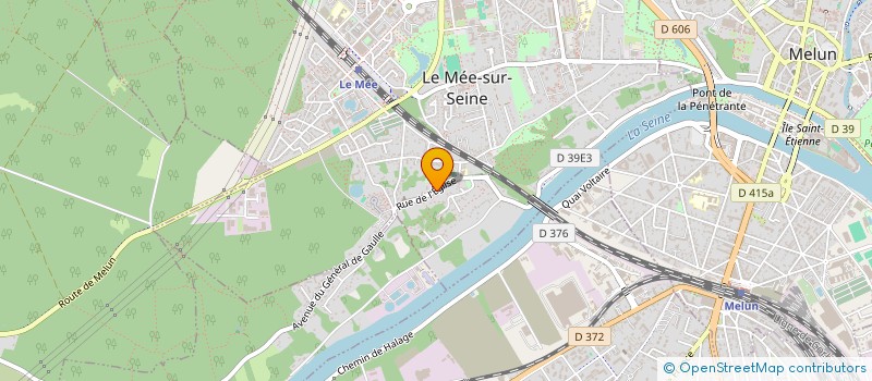 localisation de l'entreprise LUMOS PRODUCTION  LE MEE-SUR-SEINE