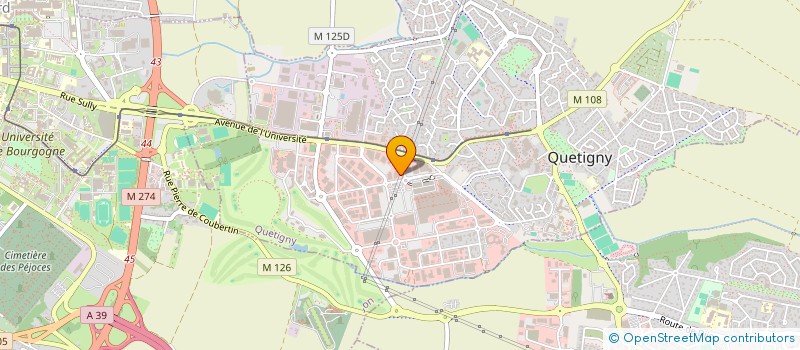localisation de l'entreprise LUMY à QUETIGNY