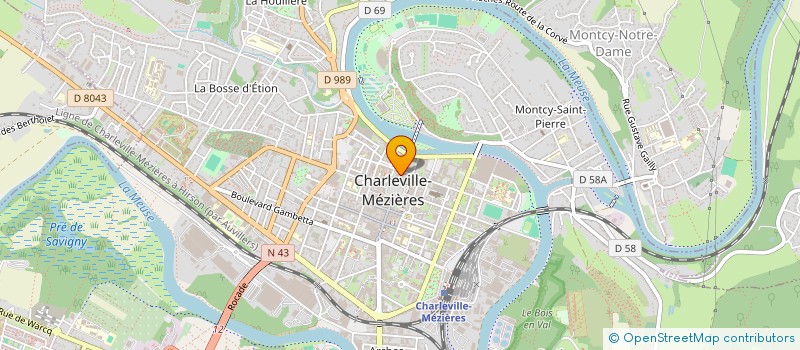 localisation de l'entreprise LUMYERE à CHARLEVILLE-MEZIERES