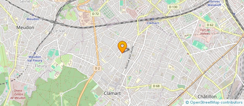 localisation de l'entreprise LUMYNK à CLAMART