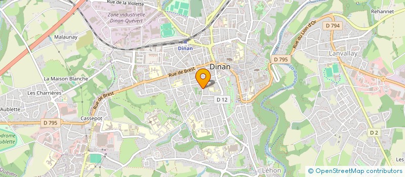 localisation de l'entreprise LUN  DINAN