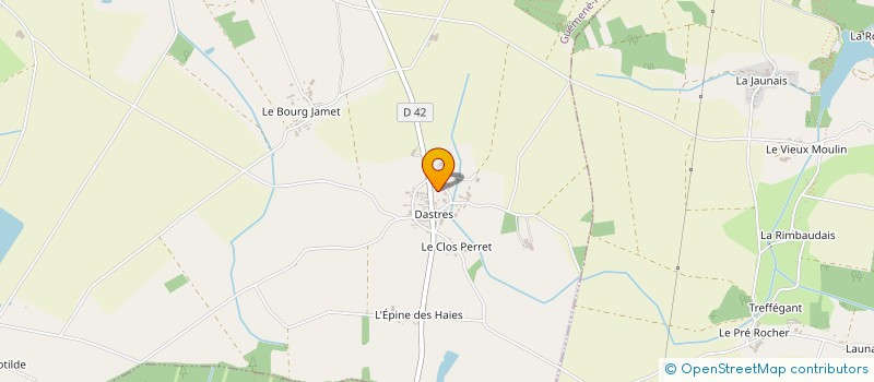 localisation de l'entreprise LUN'ELEC  GUEMENE-PENFAO