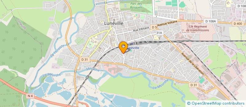 localisation de l'entreprise LUN'ERGO  LUNEVILLE