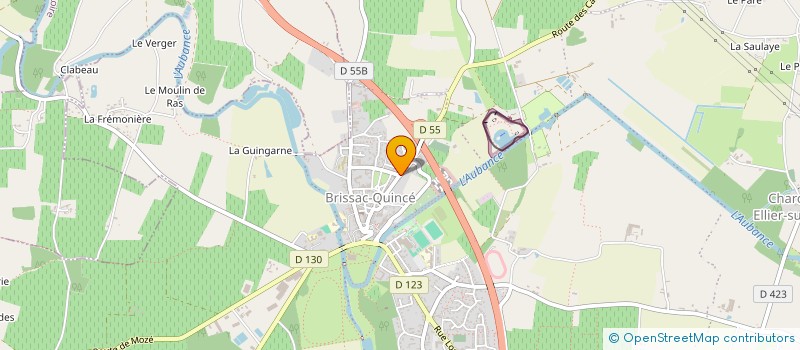 localisation de l'entreprise LUN'IMMO FOCH  BRISSAC LOIRE AUBANCE