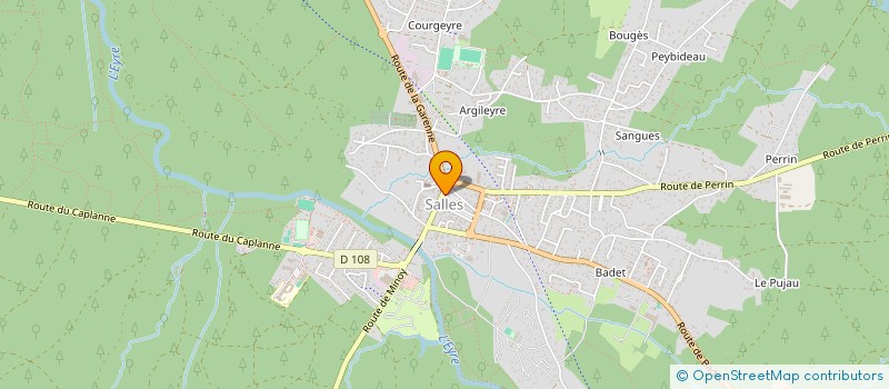 localisation de l'entreprise LUN'OPTIQUE  SALLES