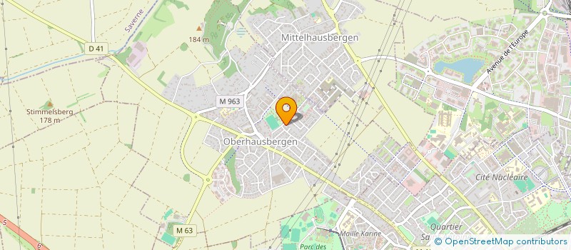 localisation de l'entreprise LUN'OSMOSE  OBERHAUSBERGEN