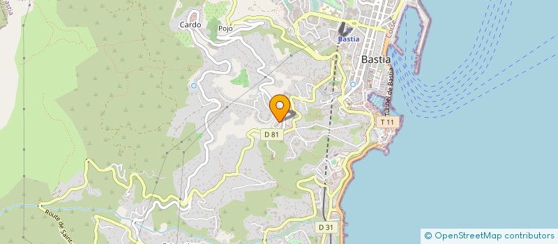 localisation de l'entreprise LUNA à BASTIA
