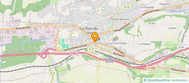 localisation de l'entreprise LUNA  LA TOUR-DU-PIN