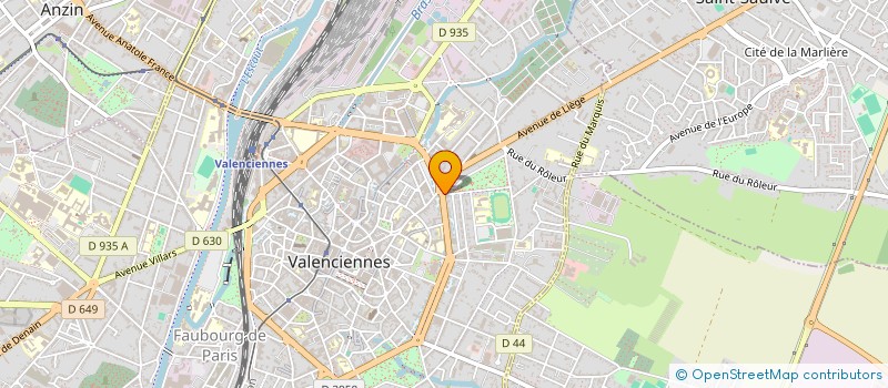 localisation de l'entreprise LUNA à VALENCIENNES
