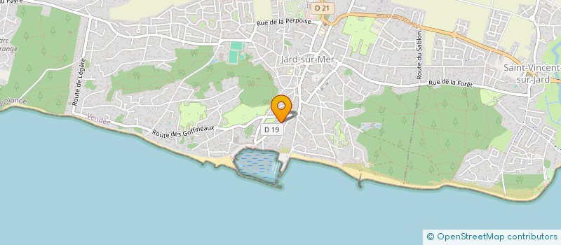 localisation de l'entreprise LUNA à JARD-SUR-MER